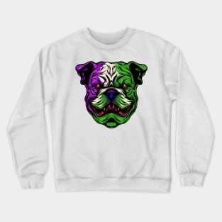 The Mischievous English Bulldog Light Crewneck Sweatshirt